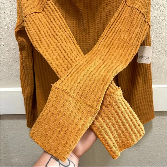 Free People Juicy Long Sleeve Cowl Neck Sweater in Canyon Moon NWT Small - Picture 5 of 10